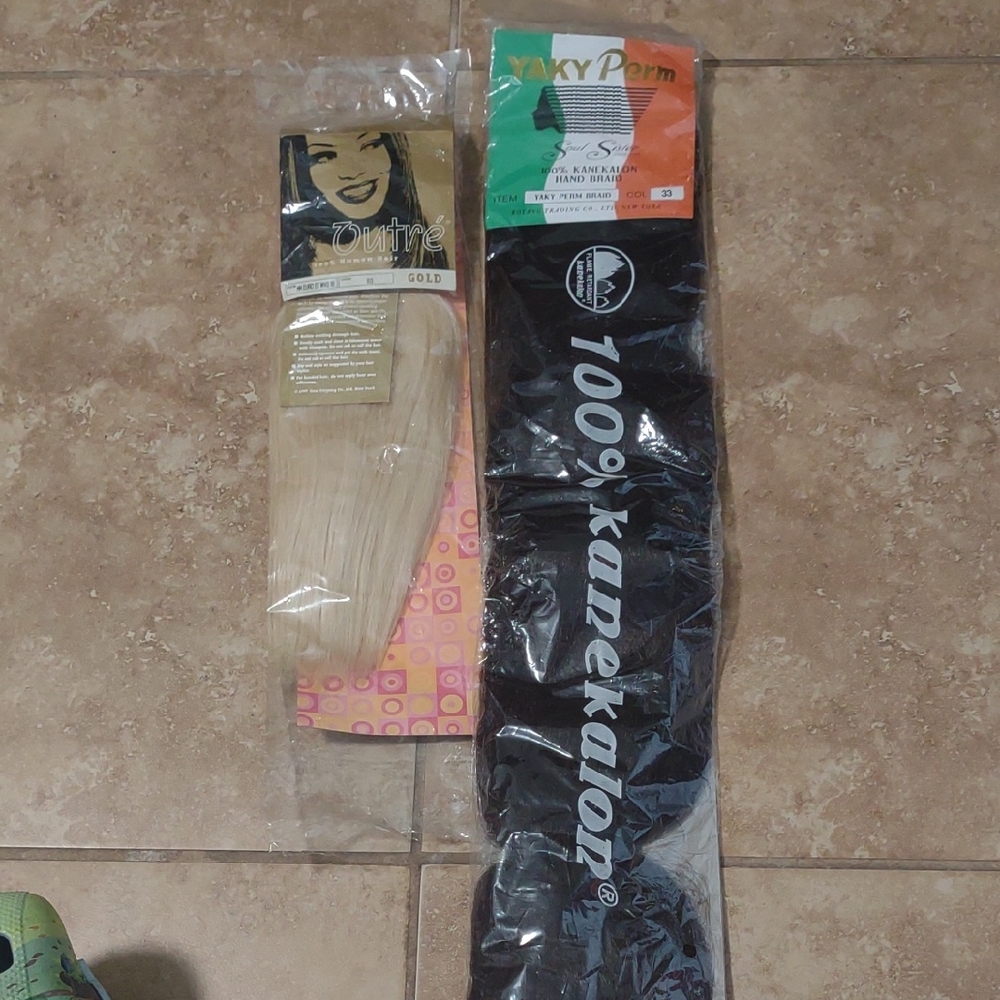 Outre Gold and Kanekalon Hair Extensions